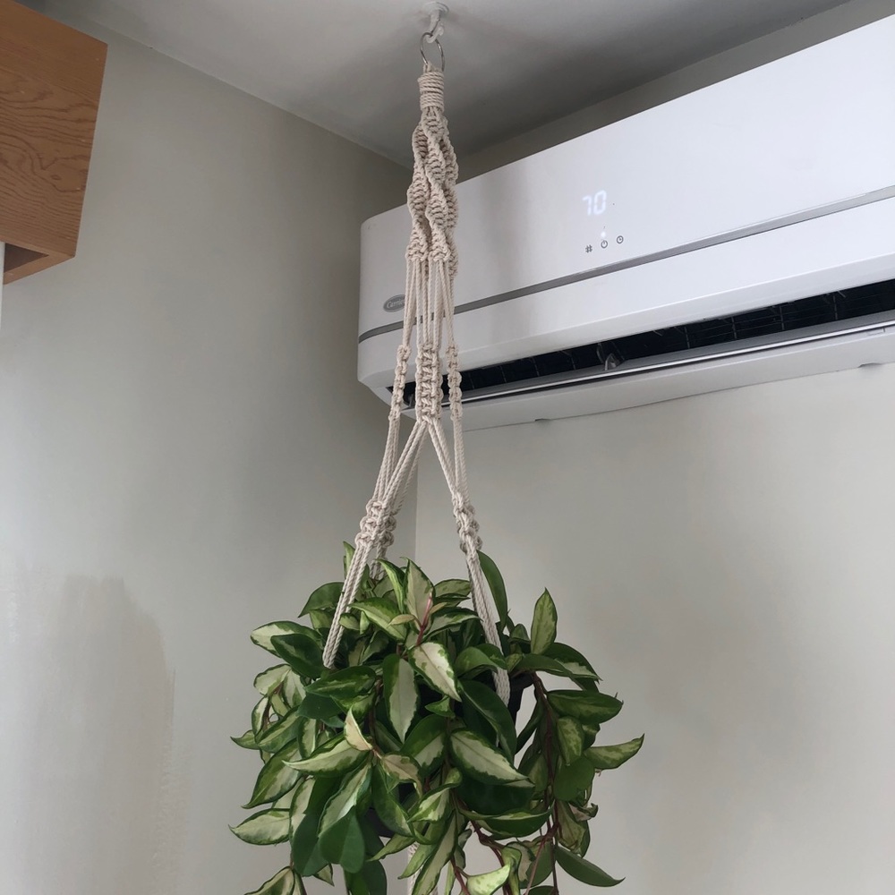 Handmade macrame plant hanger